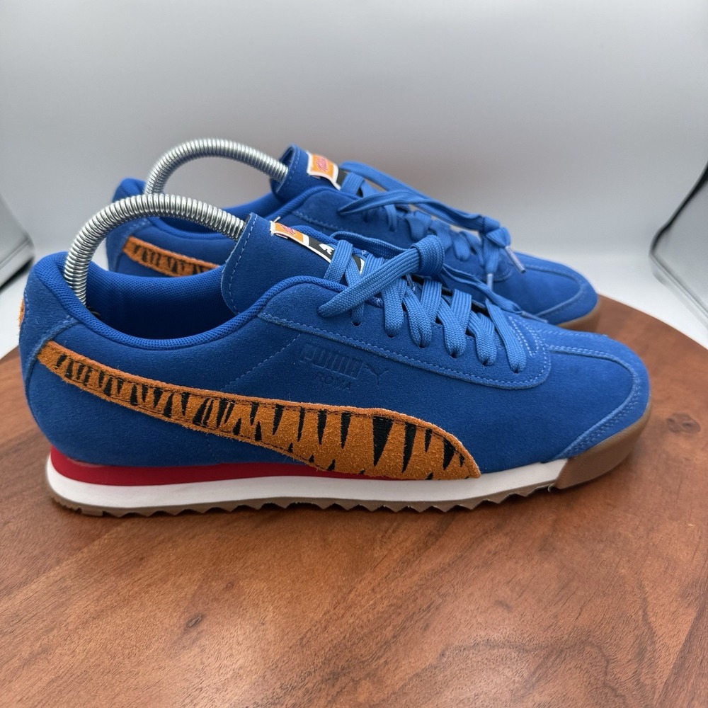PUMA Roma x Frosted Flakes Tony the Tiger Suede Lifestyle Sneakers Men's Sz. 9.5